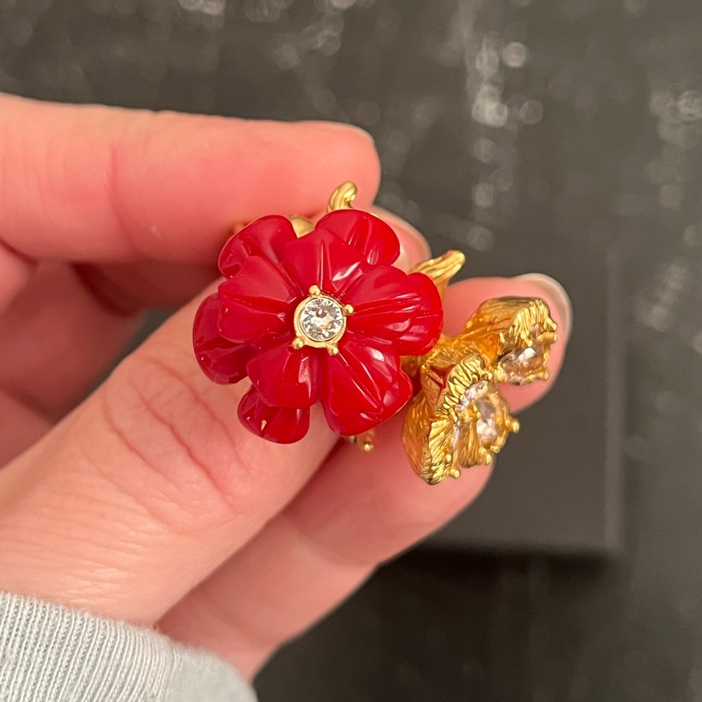 Alexander McQueen Flower Ring - Picture 7 of 16